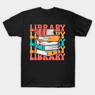 Library Typography T-Shirt